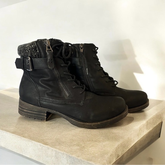 Black American  Eagle boots size 8 1/2 - Picture 3 of 6